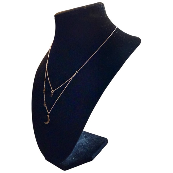 Unwritten Gold Celestial Necklace with Stars and Moon - Picture 4 of 7